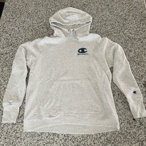 Champion light grey hoody. Size M